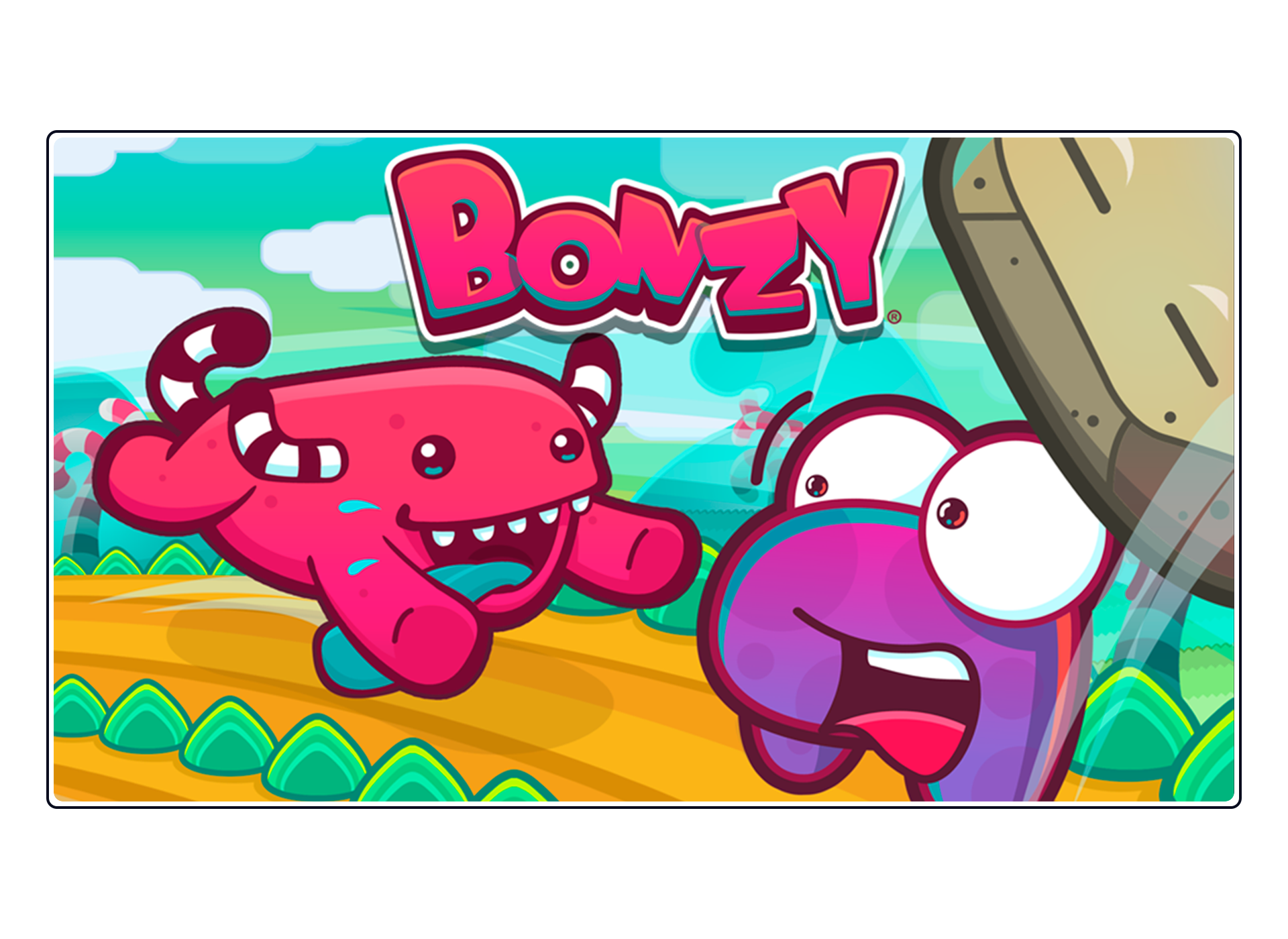 Image showcasing the game 'Bonzy'